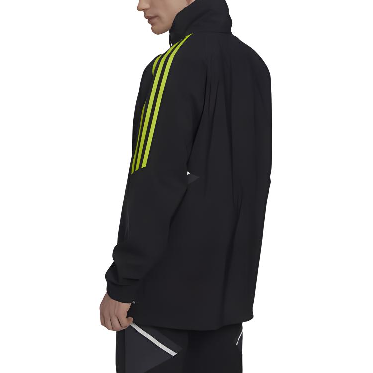 adidas CONDIVO 22 Black Outdoor Sports Jacket with Removable Hood HE6679 圖 4