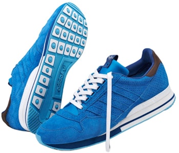 Shaniqwa Jarvis x adidas originals ZX 500 減震耐磨 低幫 生活休閒鞋 男款 藍色 Shop Shaniqwa Jarvis x adidas originals ZX 500 減震耐磨 低幫 生活休閒鞋 男款 藍色