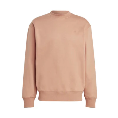 adidas CONTEMPO Minimal Logo Embroidered Sweatshirt Beige () IB9494