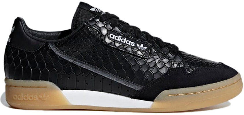 adidas Continental 80 'Black Python' Hitam Ular Sawa B41678 Order adidas Continental 80 'Black Python' Hitam Ular Sawa B41678