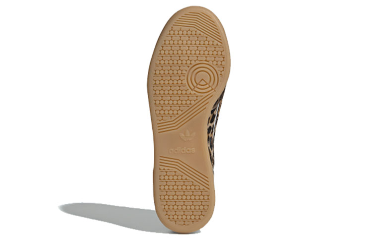Shop adidas originals Continental 80 低幫休閒板鞋 男女同款 豹紋