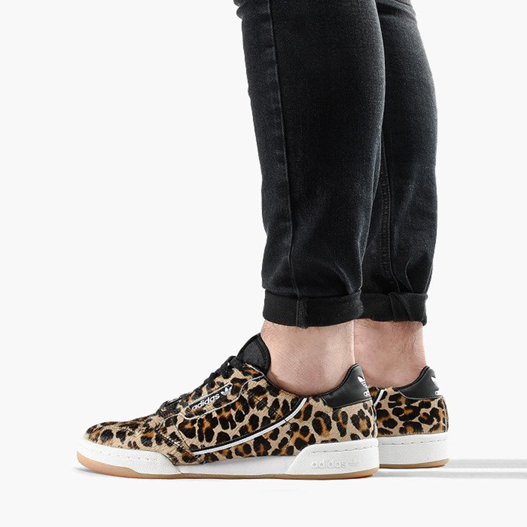 Purchase adidas originals Continental 80 低幫休閒板鞋 男女同款 豹紋