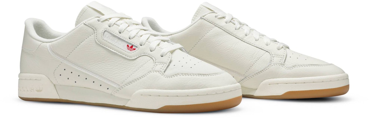 Adidas continental 80 sales white and gum