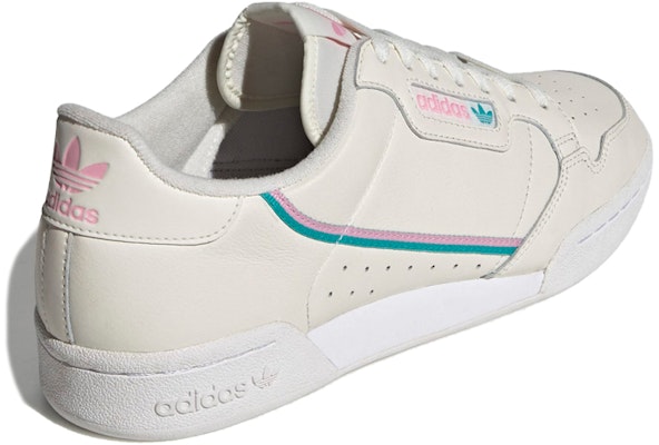 adidas Continental 80 'Putih Krim Merah Jambu Aqua' EE5357 Shop adidas Continental 80 'Putih Krim Merah Jambu Aqua' EE5357