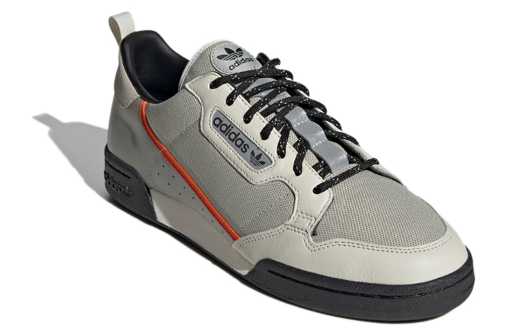 Lookbook adidas originals Continental 80 低帮 板鞋 女款 灰橙