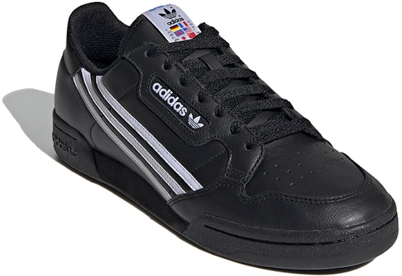adidas Continental 80 'Tiga Jalur - Hitam Teras' FU9779 Lookbook adidas Continental 80 'Tiga Jalur - Hitam Teras' FU9779