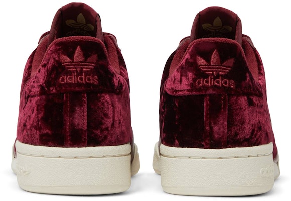 adidas Continental 80 'Velvet Pack - Burgundy' Merah Beludru EH0173 Details for adidas Continental 80 'Velvet Pack - Burgundy' Merah Beludru EH0173