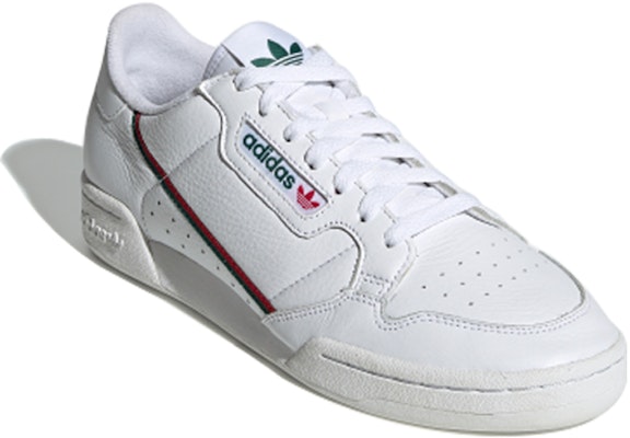 adidas Continental 80 'Putih Hijau Merah' EG4592 Lookbook adidas Continental 80 'Putih Hijau Merah' EG4592