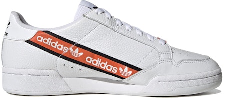 adidas Continental 80 'Garis Samping Logo - Putih Oranye' H68725 Order adidas Continental 80 'Garis Samping Logo - Putih Oranye' H68725