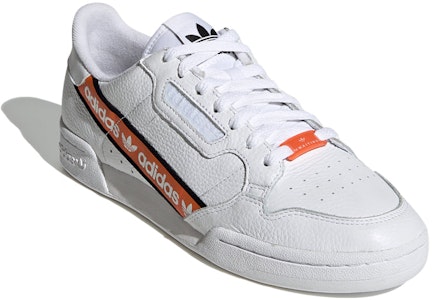 阿迪达斯 Continental 80 字标侧条纹 白橙 H68725 Lookbook 阿迪达斯 Continental 80 字标侧条纹 白橙 H68725
