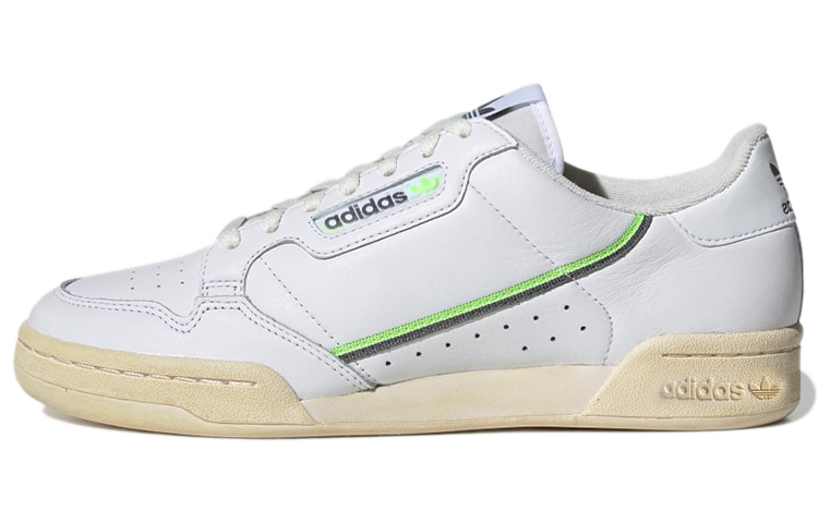 adidas Continental 80 Footwear Grey Signal Green 'White' EF5992