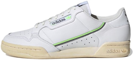 adidas Continental 80 Footwear Grey Signal Green 'White' EF5992 adidas Continental 80 Footwear Grey Signal Green 'White' EF5992