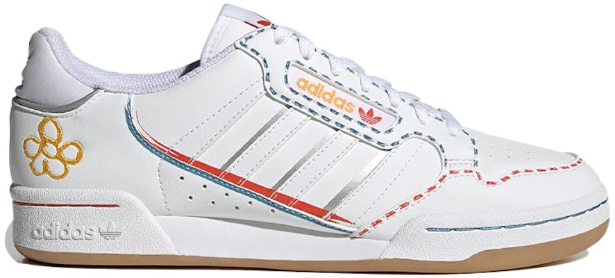 adidas Continental 80 Stripes 'Bunga Bordir' GZ3044 Order adidas Continental 80 Stripes 'Bunga Bordir' GZ3044