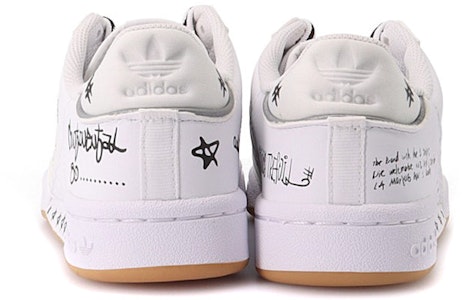 adidas originals Continental 80 塗鴉 耐磨防滑輕便 低筒 復古跑步鞋 男女同款 白棕 Details for adidas originals Continental 80 塗鴉 耐磨防滑輕便 低筒 復古跑步鞋 男女同款 白棕