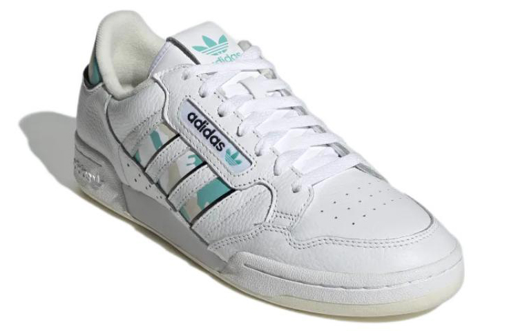 adidas Continental 80 Stripes 'White Aqua Camo' 圖 3