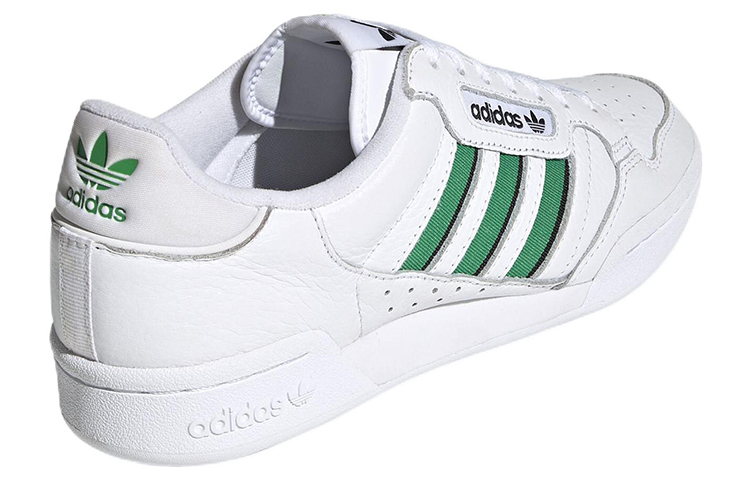Shop adidas Continental 80 Stripes 'White Green' H02162