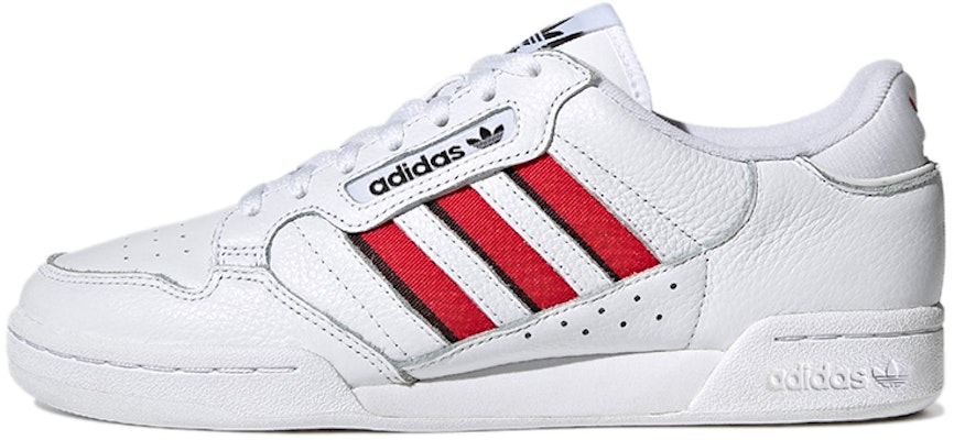 adidas Continental 80 Stripes 'Blanco Rojo Vivo' H02155 Buy adidas Continental 80 Stripes 'Blanco Rojo Vivo' H02155
