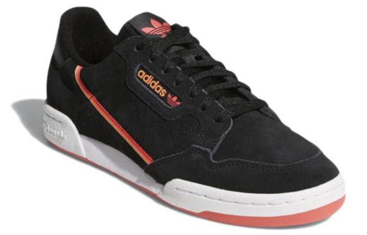 Lookbook adidas Continental 80 Suede 'Hitam Oranye' EE4178