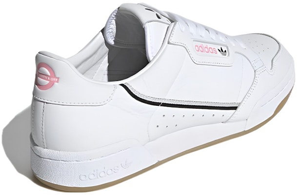 adidas Continental 80 TfL Línea Elizabeth Blanco Negro Gris EE9547 Shop adidas Continental 80 TfL Línea Elizabeth Blanco Negro Gris EE9547