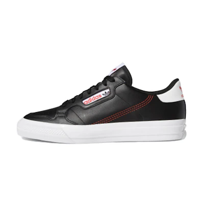 adidas Continental Vulc 'Black Red'