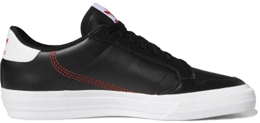 adidas Continental Vulc 'Black Red' FV5302 Order adidas Continental Vulc 'Black Red' FV5302