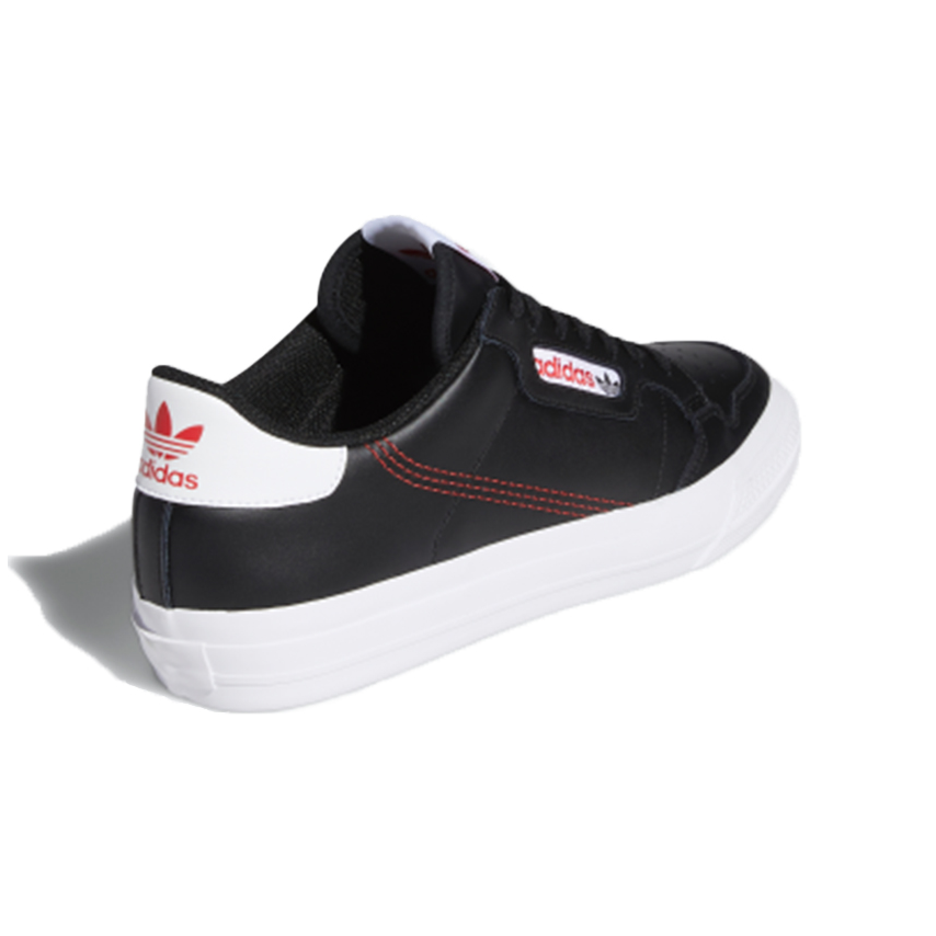 Shop adidas Continental Vulc 'Black Red' FV5302