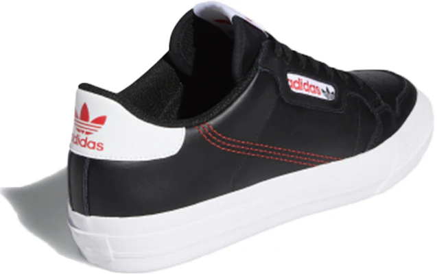 adidas Continental Vulc 'Black Red' FV5302 Shop adidas Continental Vulc 'Black Red' FV5302
