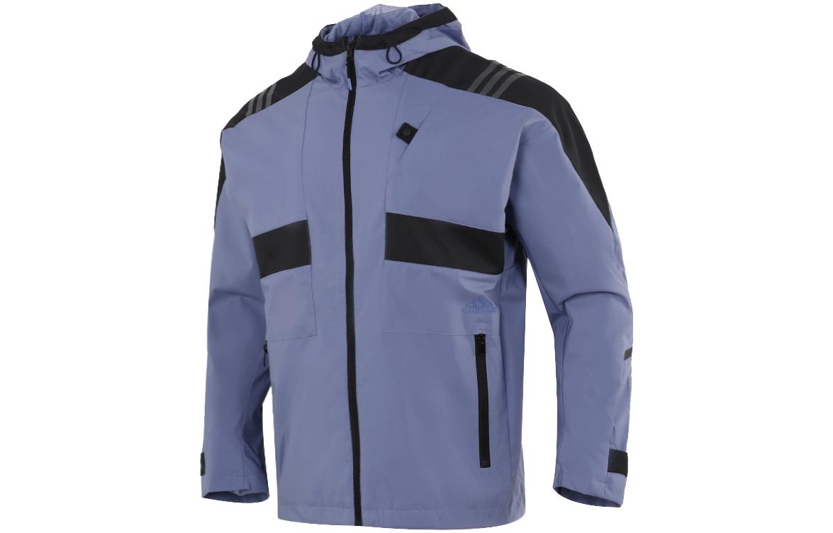 adidas Contrast Colorblock Track Jacket Bright Steel Blue H40242