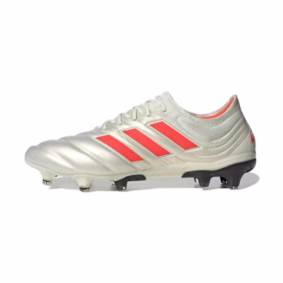 adidas Copa 19.1 Firm Ground Cleat Off White Solar Red