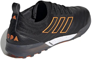 Shop adidas Copa 20.1 TF 舒適耐磨足球鞋 黑橙色