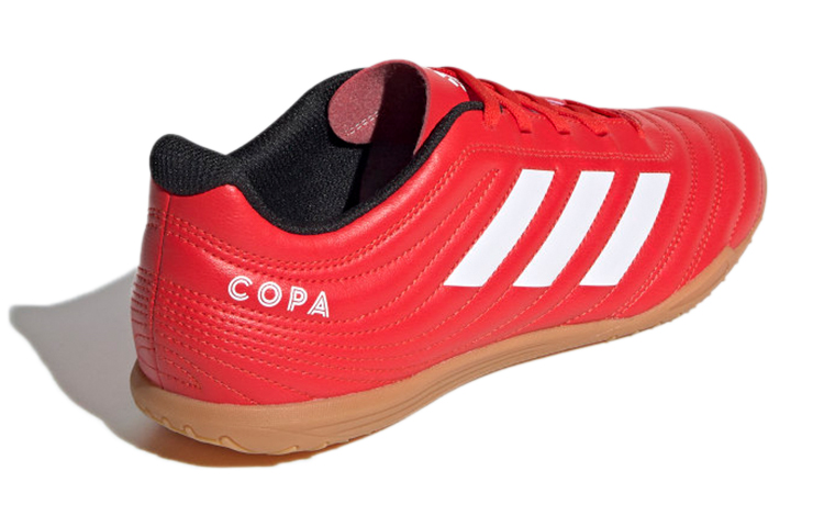 Lookbook 阿迪達斯 Copa 20.4 室內足球鞋 耐磨防滑 低幫足球鞋 紅白