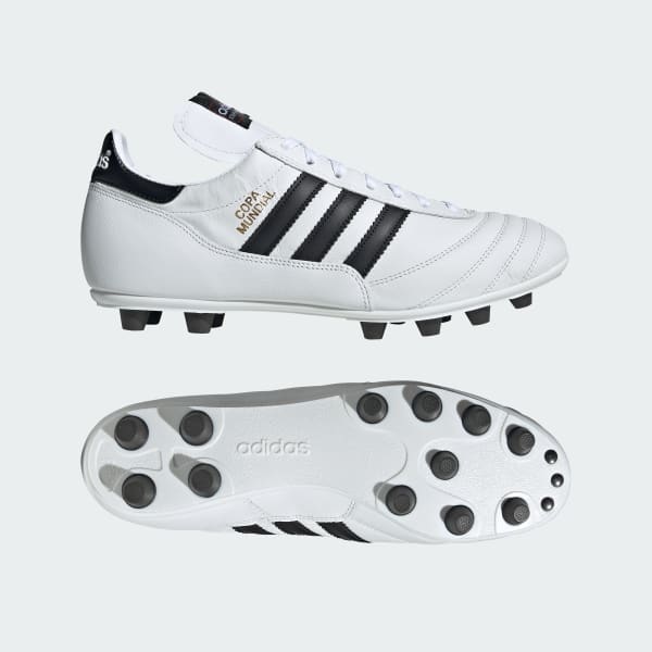 Adidas Copa Mundial Short Firm Ground Cleats Cloud White/Core Black/Gold Metallic JP6694