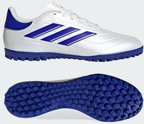 Adidas Copa Pure 2 Club TF Turf Training Shoes Cloud White/Lucid Blue/Solar Red IG8688 Buy Adidas Copa Pure 2 Club TF Turf Training Shoes Cloud White/Lucid Blue/Solar Red IG8688