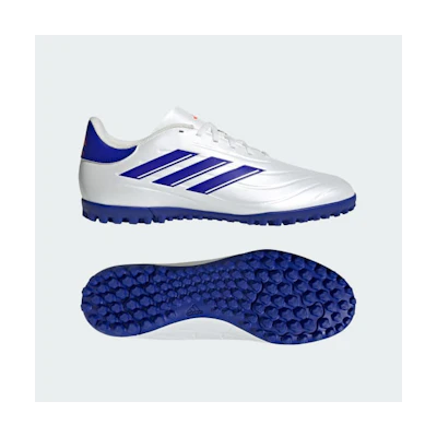 Adidas Copa Pure 2 Club TF Turf Training Shoes Cloud White/Lucid Blue/Solar Red
