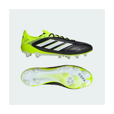 Adidas Copa Pure 3 Elite AG Artificial Grass Soccer Cleats Core Black/Cloud White/Lucid Lemon