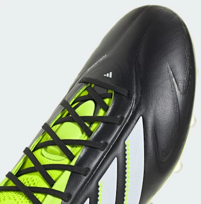 Adidas Copa Pure 3 Elite AG Artificial Grass Soccer Cleats Core Black/Cloud White/Lucid Lemon JR2820 4