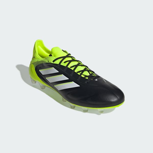 Purchase Adidas Copa Pure 3 Elite AG Kasut Bola Rumput Tiruan Hitam/Putih/Lemon JR2820