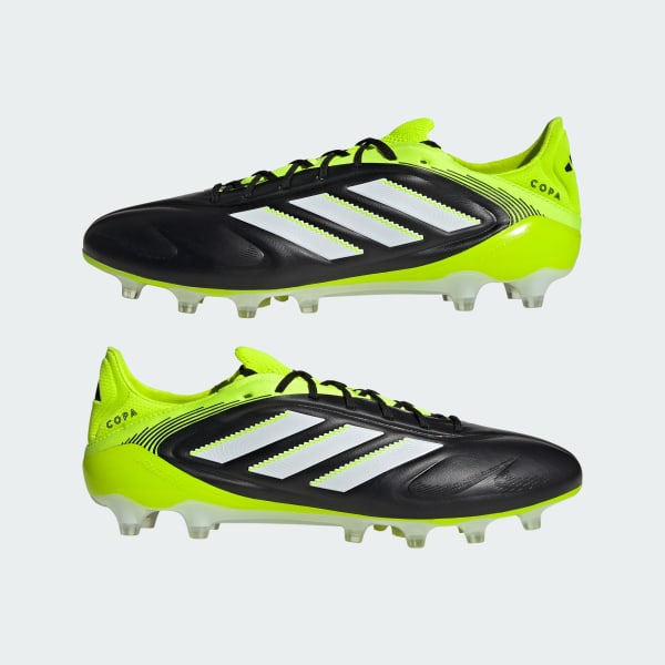 Cheap Adidas Copa Pure 3 Elite AG Kasut Bola Rumput Tiruan Hitam/Putih/Lemon JR2820