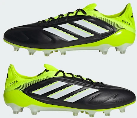 Adidas Copa Pure 3 Elite AG Artificial Grass Soccer Cleats Core Black/Cloud White/Lucid Lemon JR2820 1