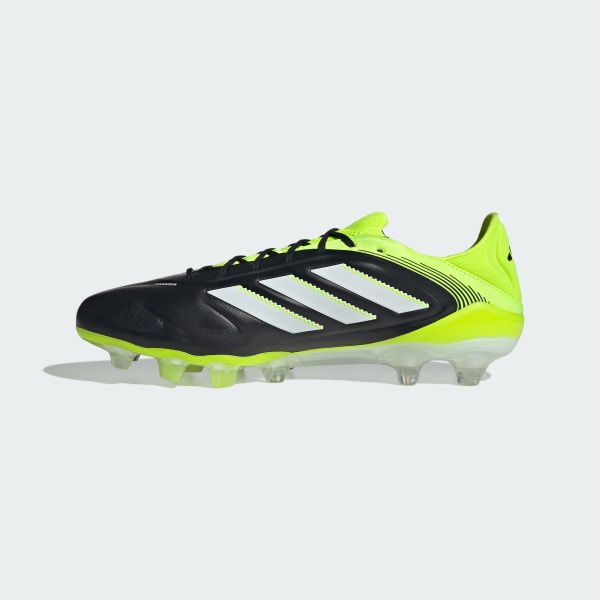 Sizing Adidas Copa Pure 3 Elite HG/AG 日本人造草地足球鞋 黑/白/亮檸檬 JR2816