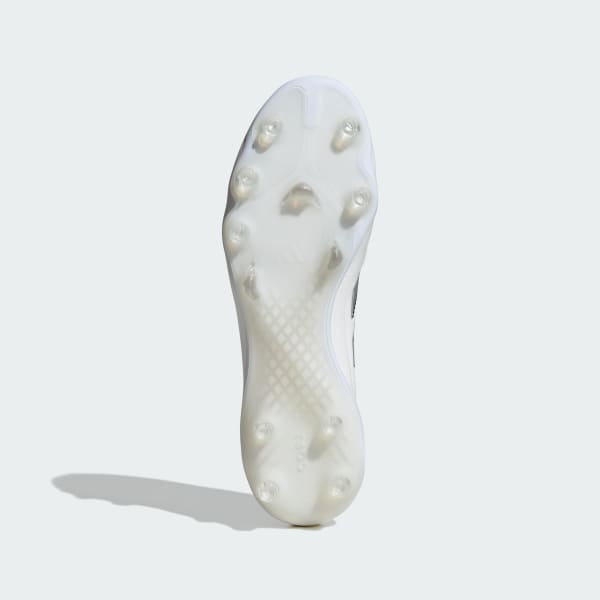 Shop 阿迪达斯Copa Pure 3精英无鞋带天然草地足球鞋云白/银色金属/亮皇家蓝 IH0078