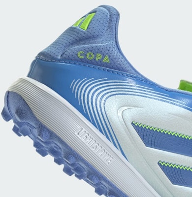 Adidas Copa Pure 3 League TF Soccer Cleats Halo Blue/Blue Fusion/Lucid Lemon ID9045 2
