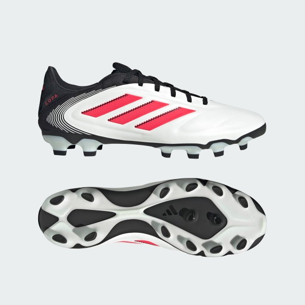 Adidas Copa Pure 3 Pro HG/AG Soccer Cleats for Firm Ground/Artificial Grass Cloud White/Lucid Red/Core Black IE1180