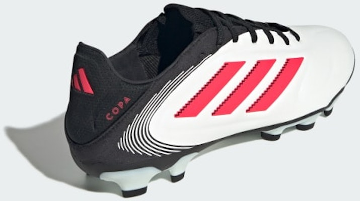 Adidas Copa Pure 3 Pro HG/AG Soccer Cleats for Firm Ground/Artificial Grass Cloud White/Lucid Red/Core Black IE1180 Details for Adidas Copa Pure 3 Pro HG/AG Soccer Cleats for Firm Ground/Artificial Grass Cloud White/Lucid Red/Core Black IE1180