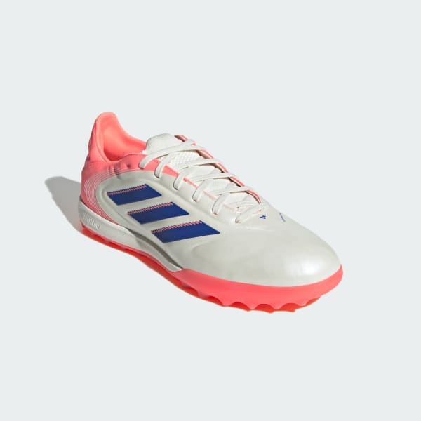 Purchase Adidas Copa Pure 3 Pro TF Zapatillas Turf Blanco/Lucid Blue/Coral Signal JR2833
