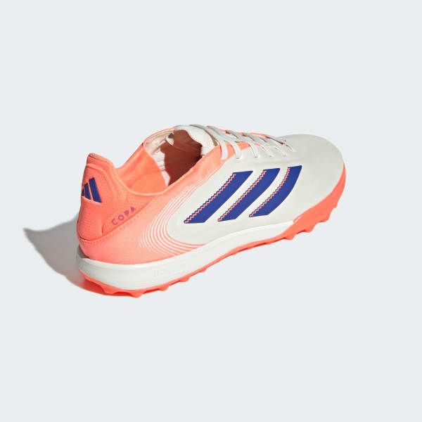 Details for Adidas Copa Pure 3 Pro TF Zapatillas Turf Blanco/Lucid Blue/Coral Signal JR2833