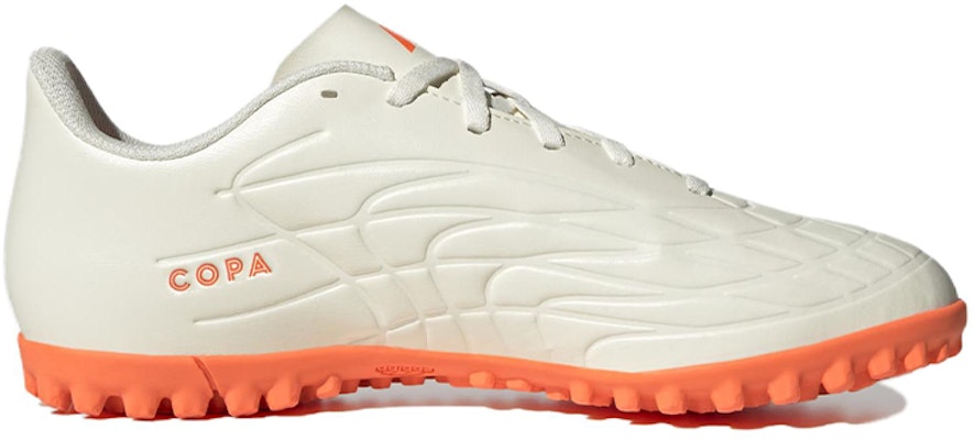 adidas Copa Pure.4 人造草坪防滑耐磨足球鞋 男款 白橙 Order adidas Copa Pure.4 人造草坪防滑耐磨足球鞋 男款 白橙