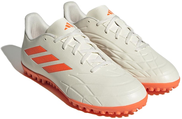 adidas Copa Pure.4 人造草坪防滑耐磨足球鞋 男款 白橙 Lookbook adidas Copa Pure.4 人造草坪防滑耐磨足球鞋 男款 白橙