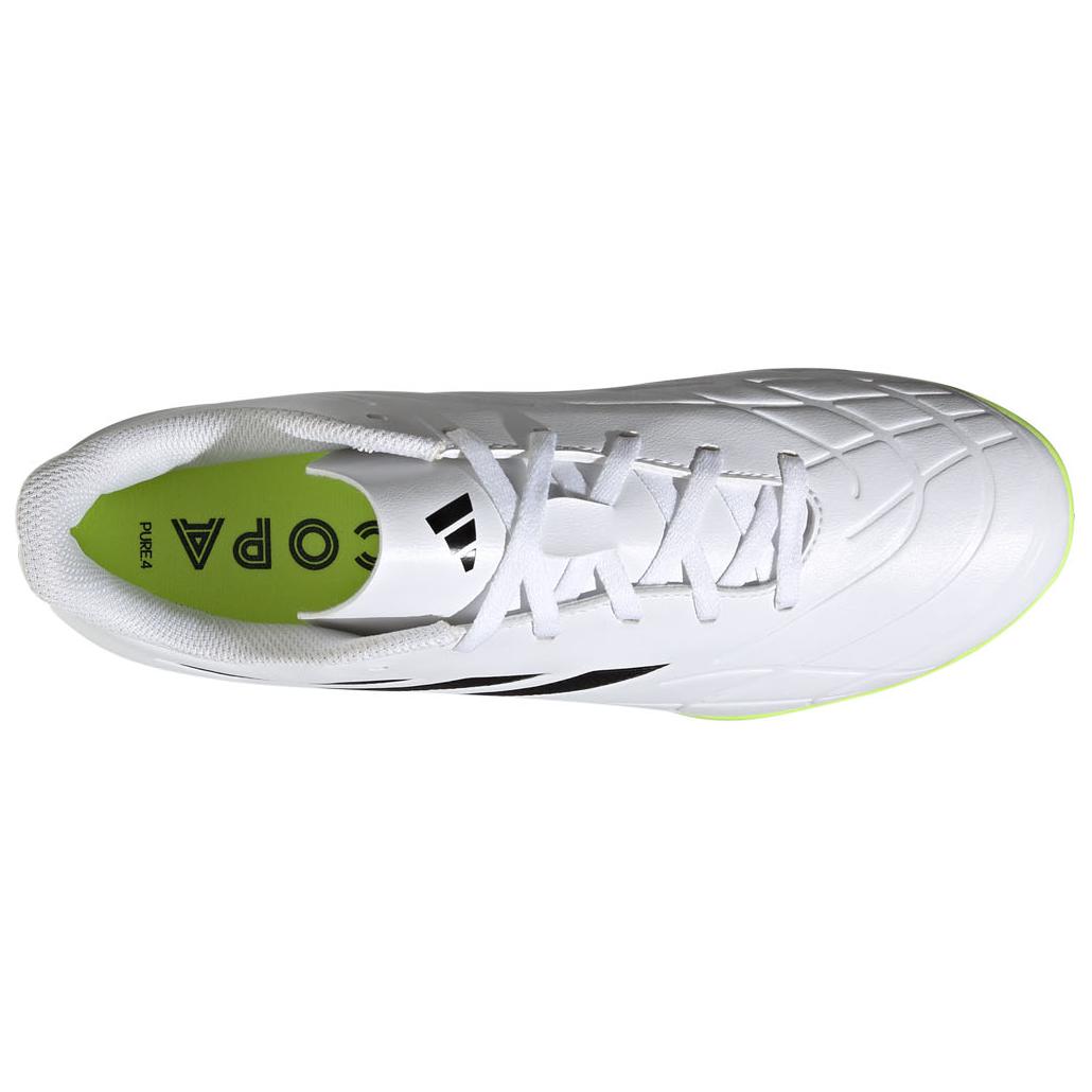Shop adidas Copa Pure II.4 TF 舒適 減震耐磨 足球鞋 男女同款 白黃色