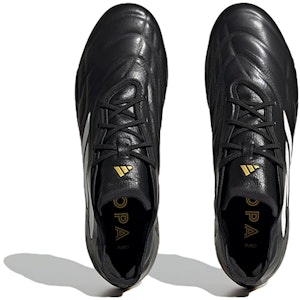 adidas Copa PURE+ SG 柔軟地面 輕便耐磨防滑 足球鞋 黑白金 Purchase adidas Copa PURE+ SG 柔軟地面 輕便耐磨防滑 足球鞋 黑白金